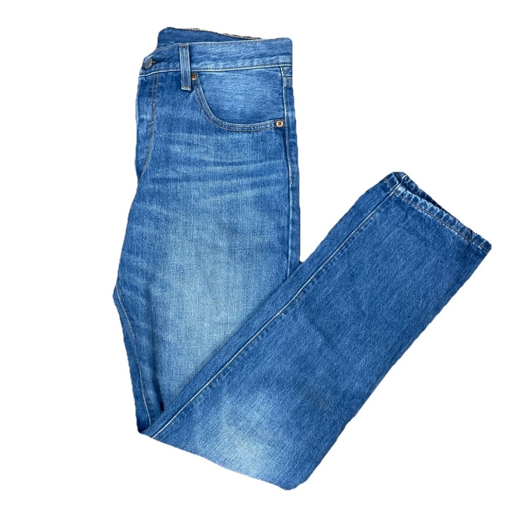 LEVIS 501 Jeans Womens 27x32 Straight Leg Button Fly Blue Denim 90s Classic